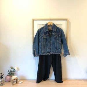 Vantage cropped denim jacket